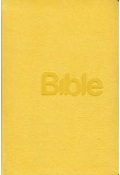 Bible 21 nová, koženka žlutá