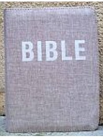 Bible ČEP s DT - zip, přírodní plátno