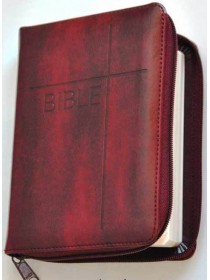 Bible ČEP + DT - zip, vínová (1149)
