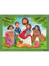 Puzzle Ježíš s dětmi